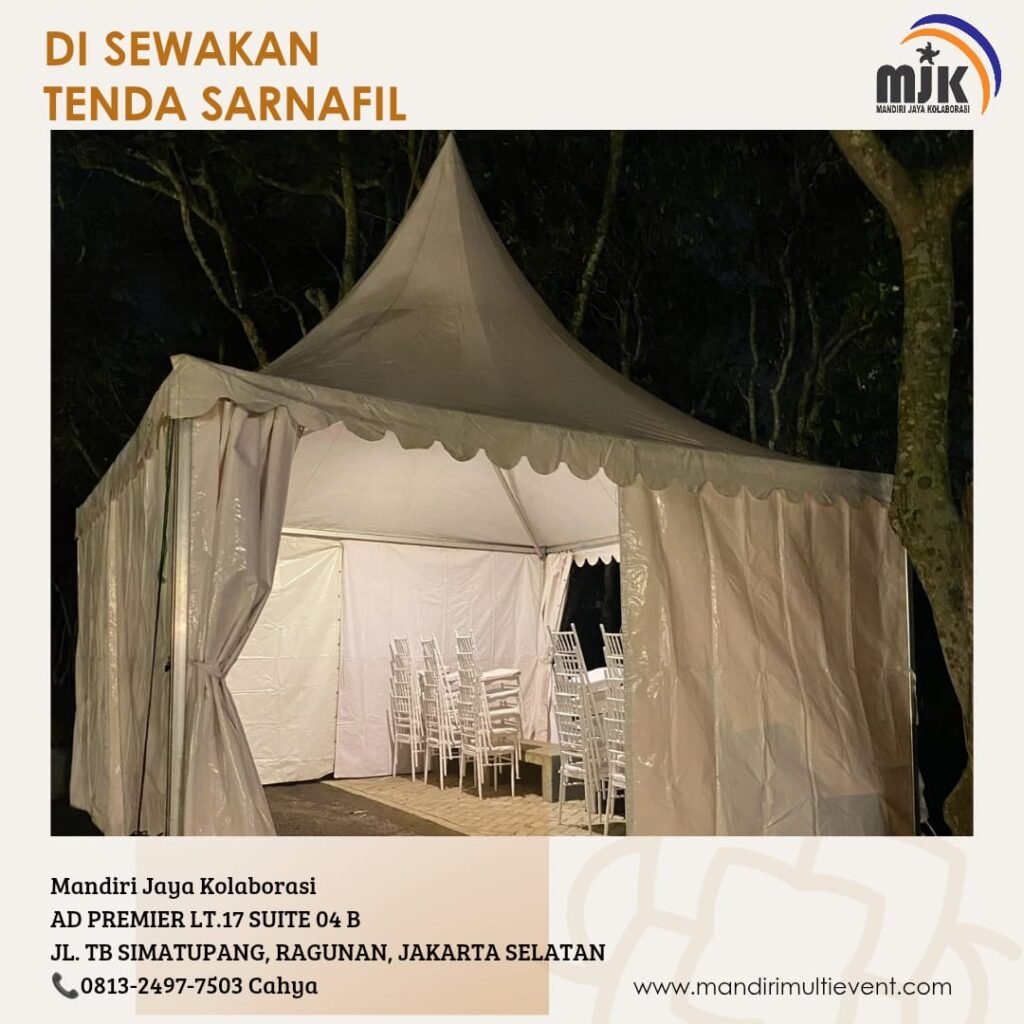 SEWA TENDA SARNAFIL AREA JABODETABEK
