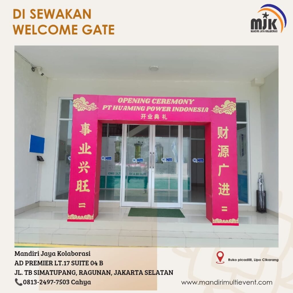SEWA WELCOME GATE JABODETABEK