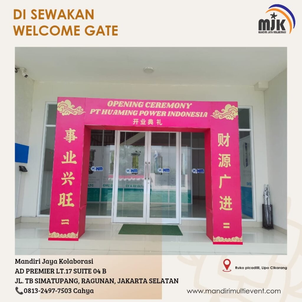 SEWA WELCOME GATE JABODETABEK