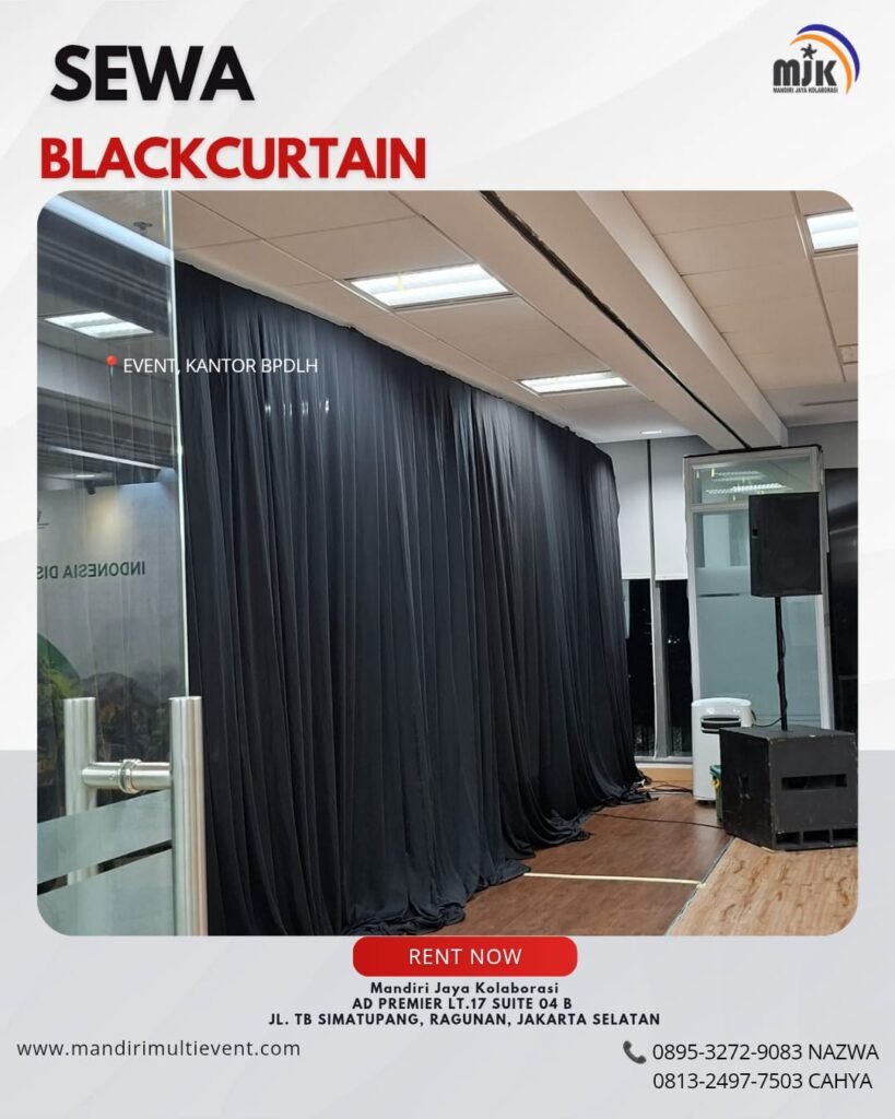SEWA BLACKCURTAIN BERKUALITAS JAKARTA