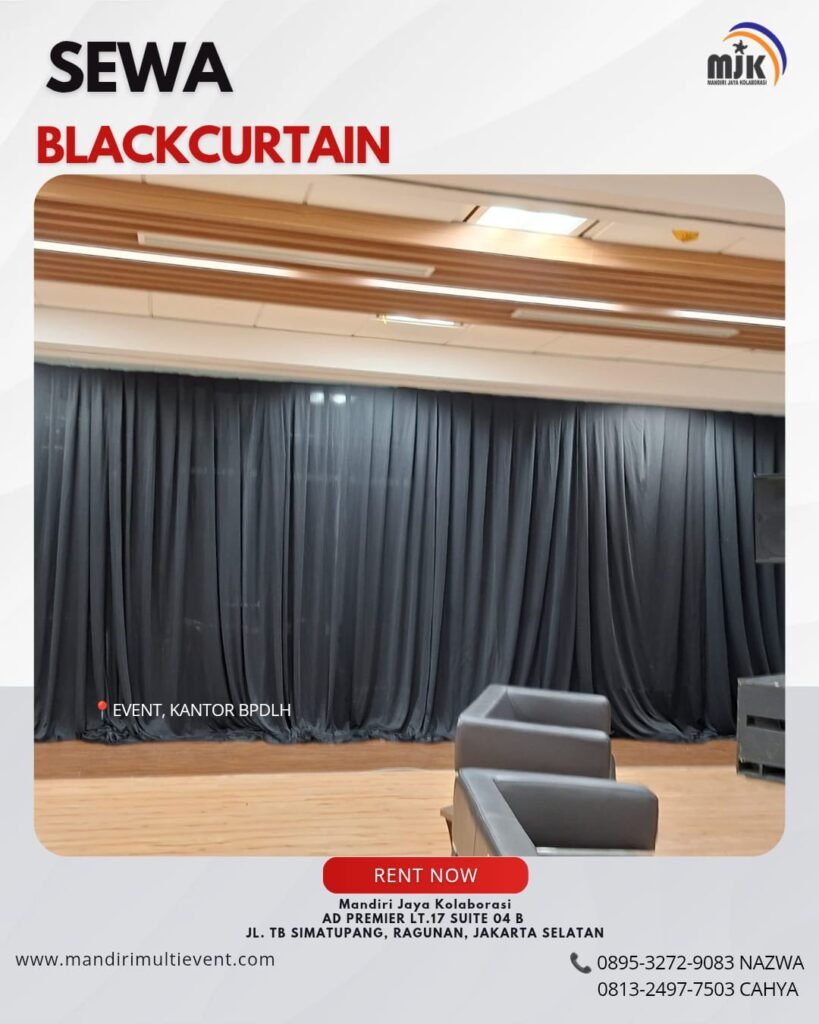 SEWA BLACKCURTAIN BERKUALITAS JAKARTA