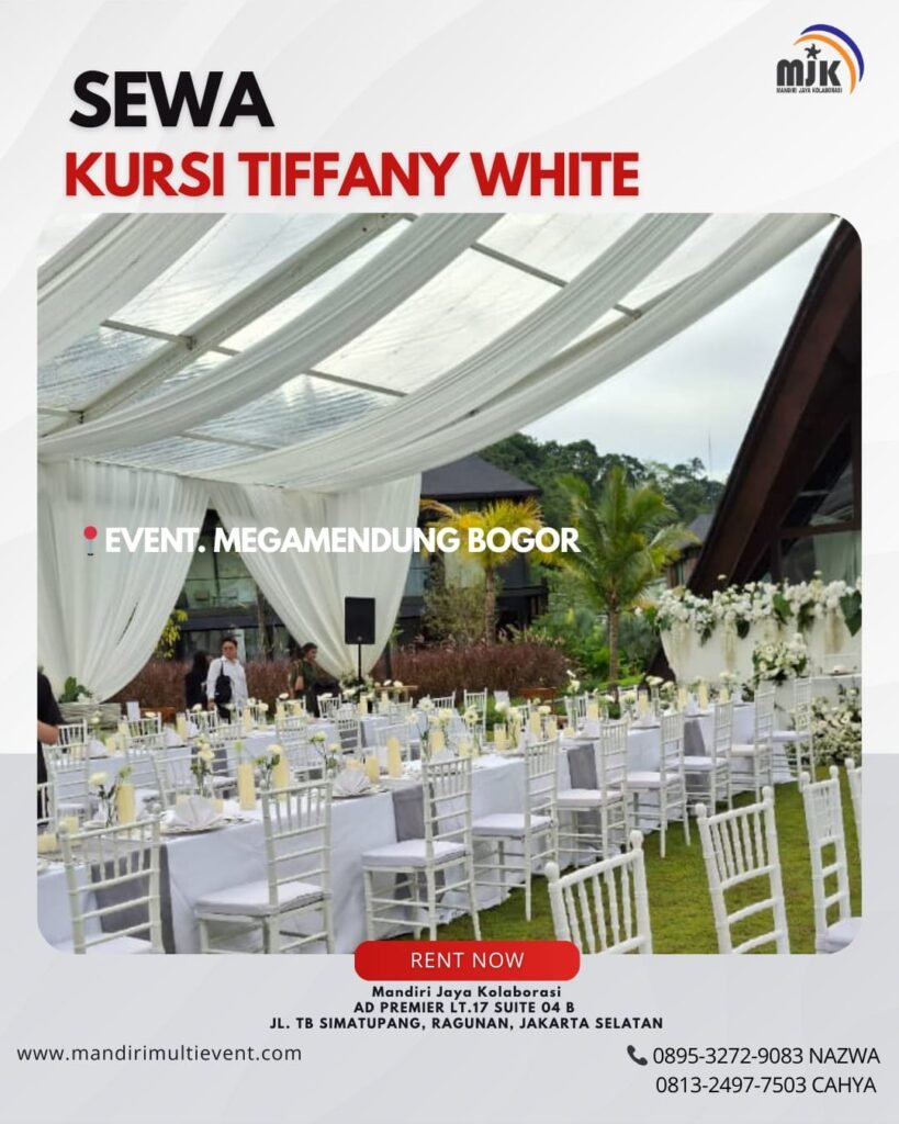 SEWA KURSI TIFFANY WHITE JAKARTA