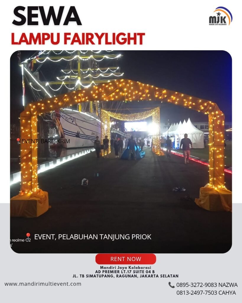 SEWA LAMPU FAIRYLIGHT AREA JABODETABEK