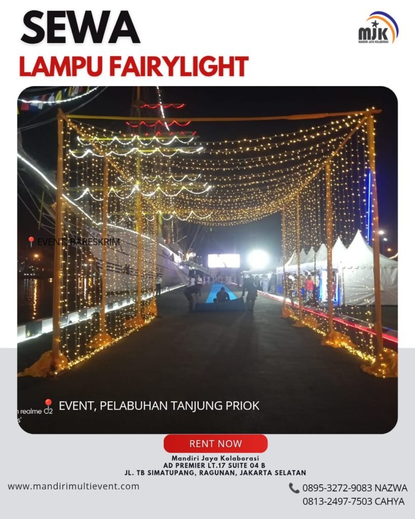 SEWA LAMPU FAIRYLIGHT AREA JABODETABEK