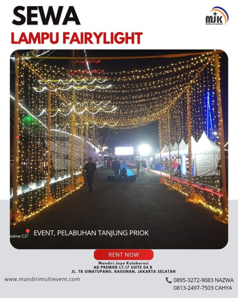 SEWA LAMPU FAIRYLIGHT AREA JABODETABEK