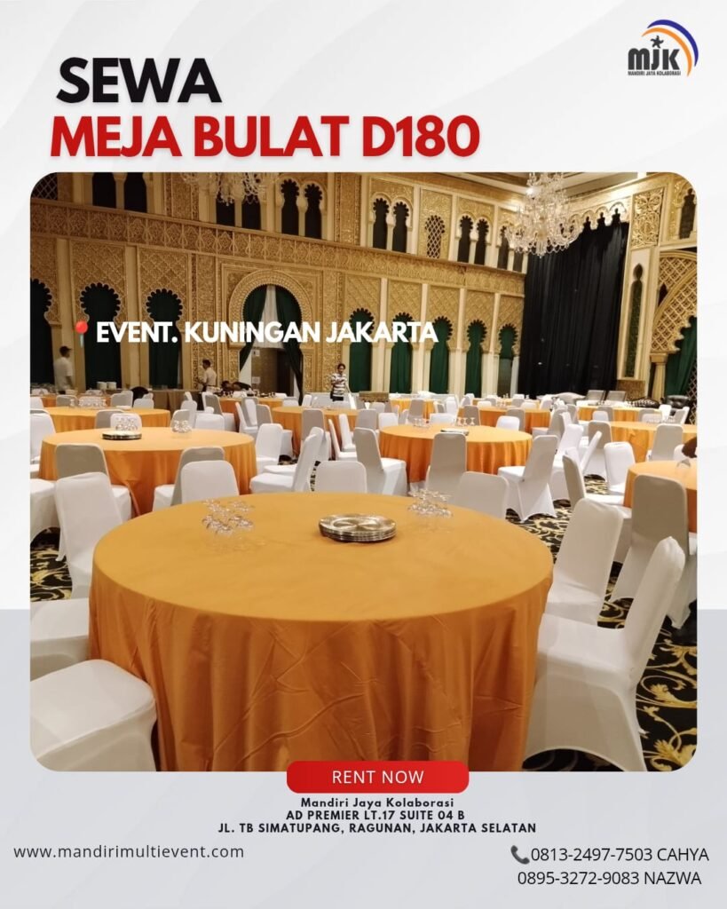 SEWA MEJA BUKAT D180 JAKARTA