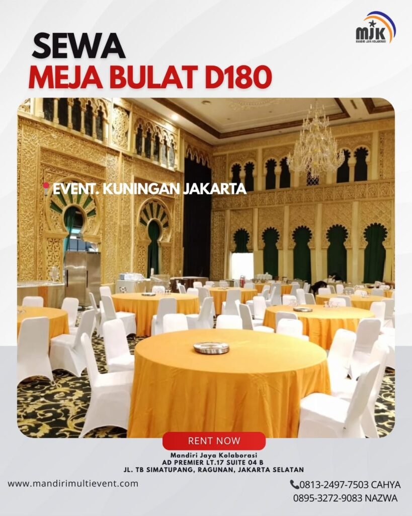 SEWA MEJA BUKAT D180 JAKARTA