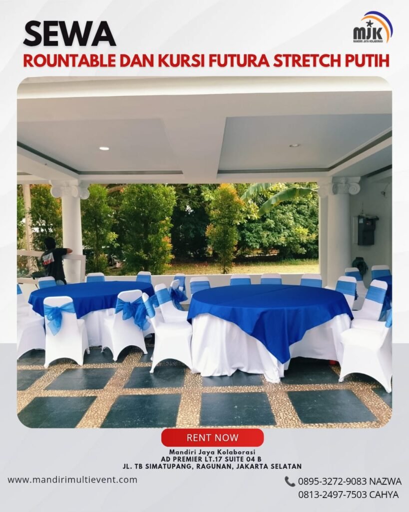 SEWA ROUNDTABLE DAN KURSI FUTURA JAKSEL