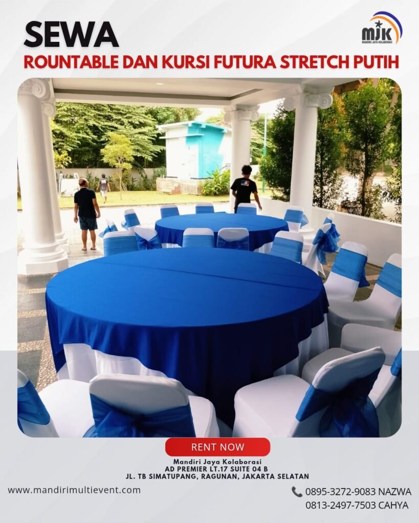 SEWA ROUNDTABLE DAN KURSI FUTURA JAKSEL