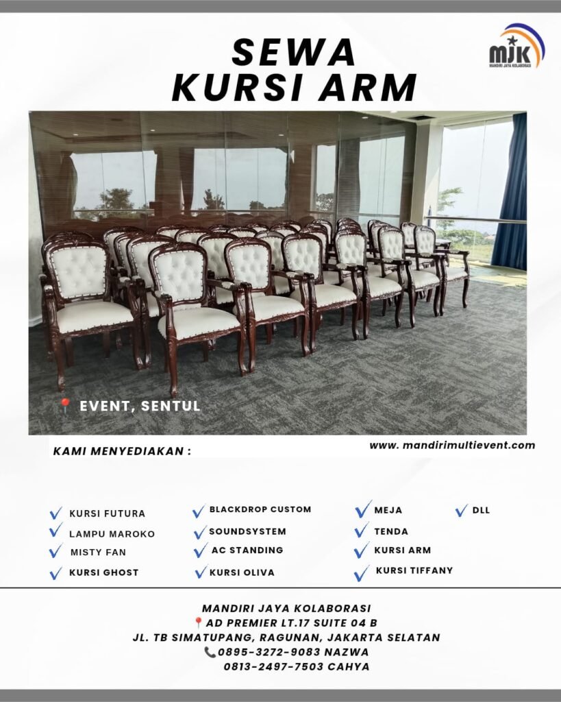 RENTAL ARM CHAIR JAKARTA SELATAN