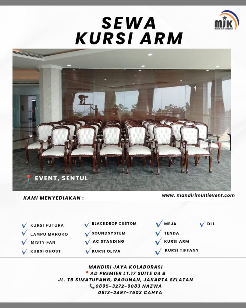RENTAL ARM CHAIR JAKARTA SELATAN