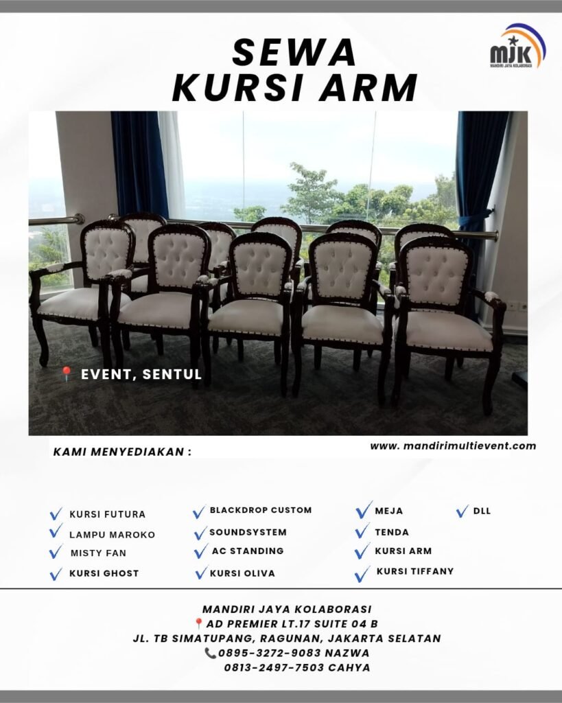 RENTAL ARM CHAIR JAKARTA SELATAN