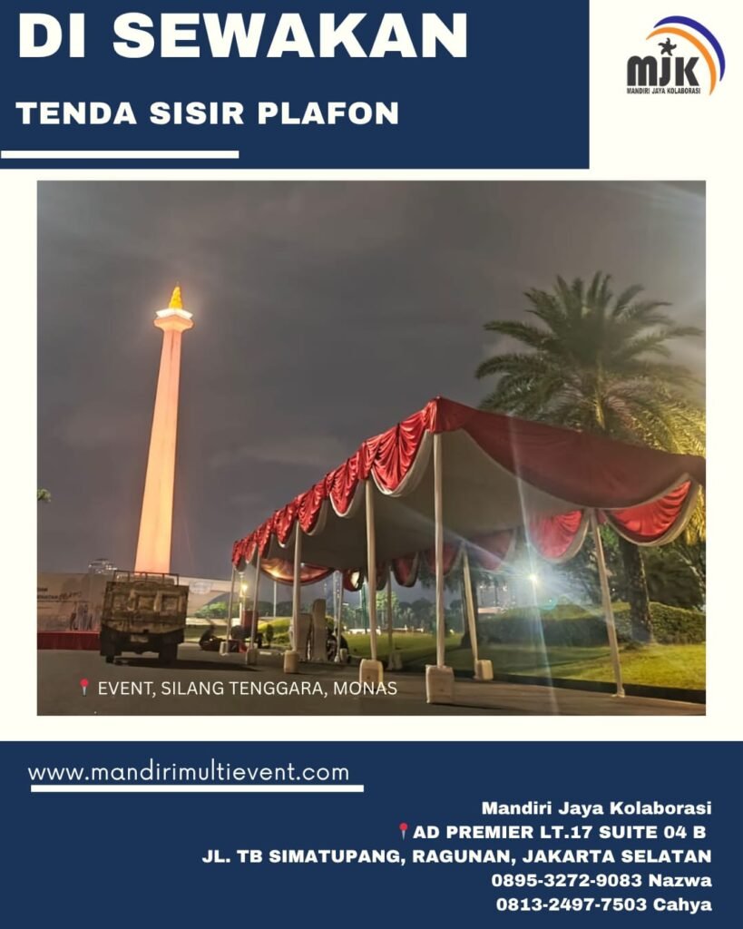 PUSAT SEWA TENDA SISIR PLAFON JAKARTA