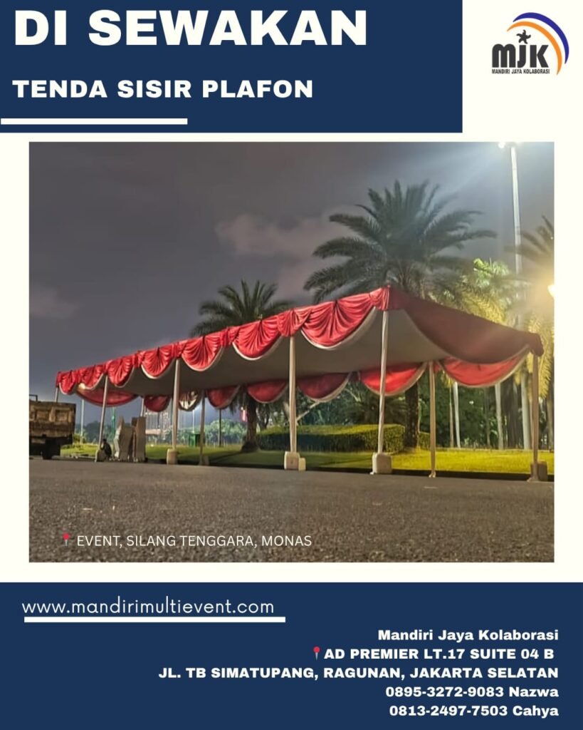PUSAT SEWA TENDA SISIR PLAFON JAKARTA