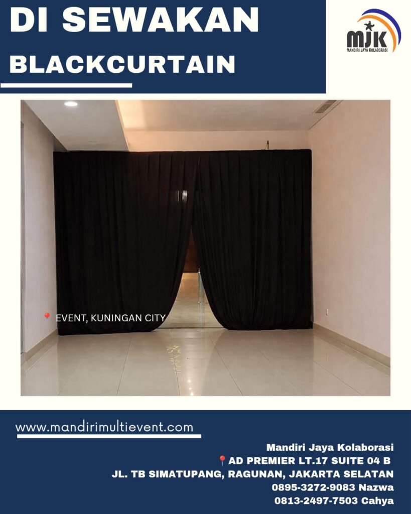 RENTAL BLACK CURTAIN JAKARTA BARAT