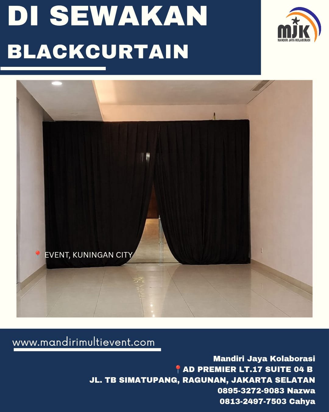 RENTAL BLACK CURTAIN JAKARTA BARAT