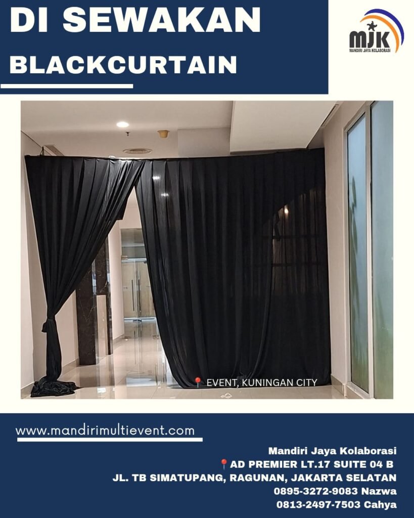 RENTAL BLACK CURTAIN JAKARTA BARAT