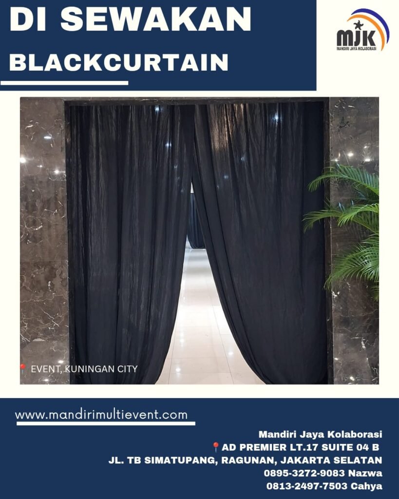 RENTAL BLACK CURTAIN JAKARTA BARAT