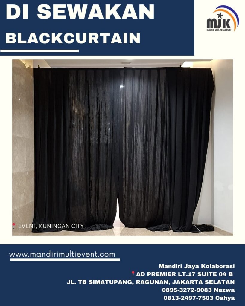RENTAL BLACK CURTAIN JAKARTA BARAT