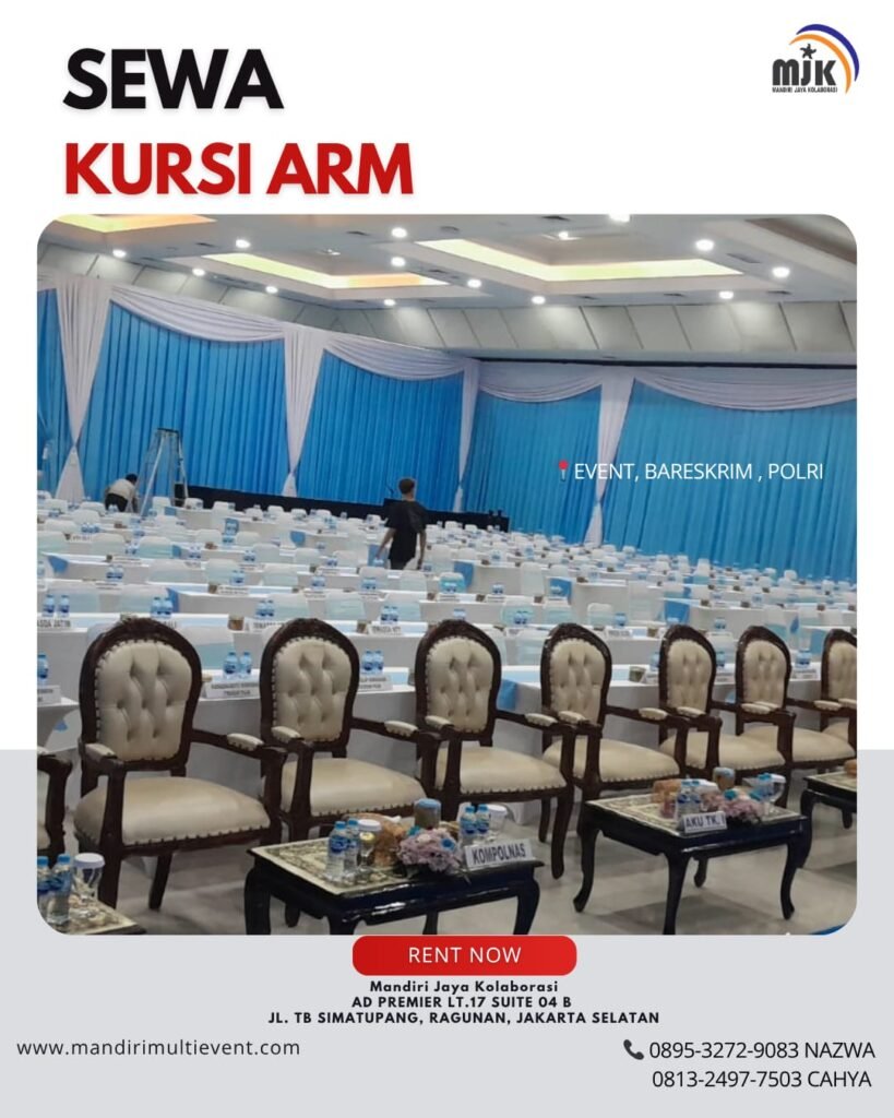 SEWA KURSI ARM BERKUALITAS JABODETABEK