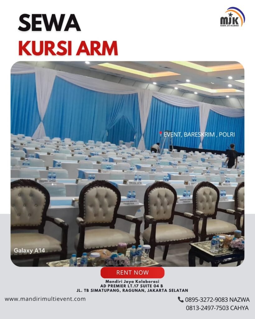 SEWA KURSI ARM BERKUALITAS JABODETABEK