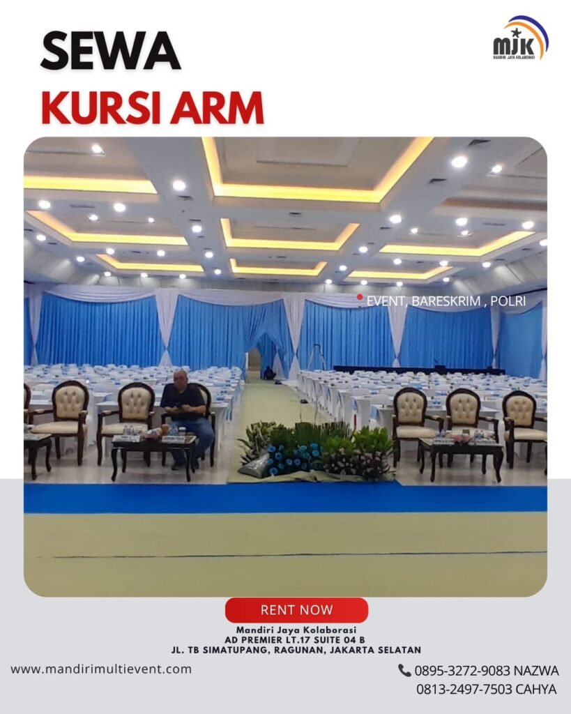 SEWA KURSI ARM BERKUALITAS JABODETABEK
