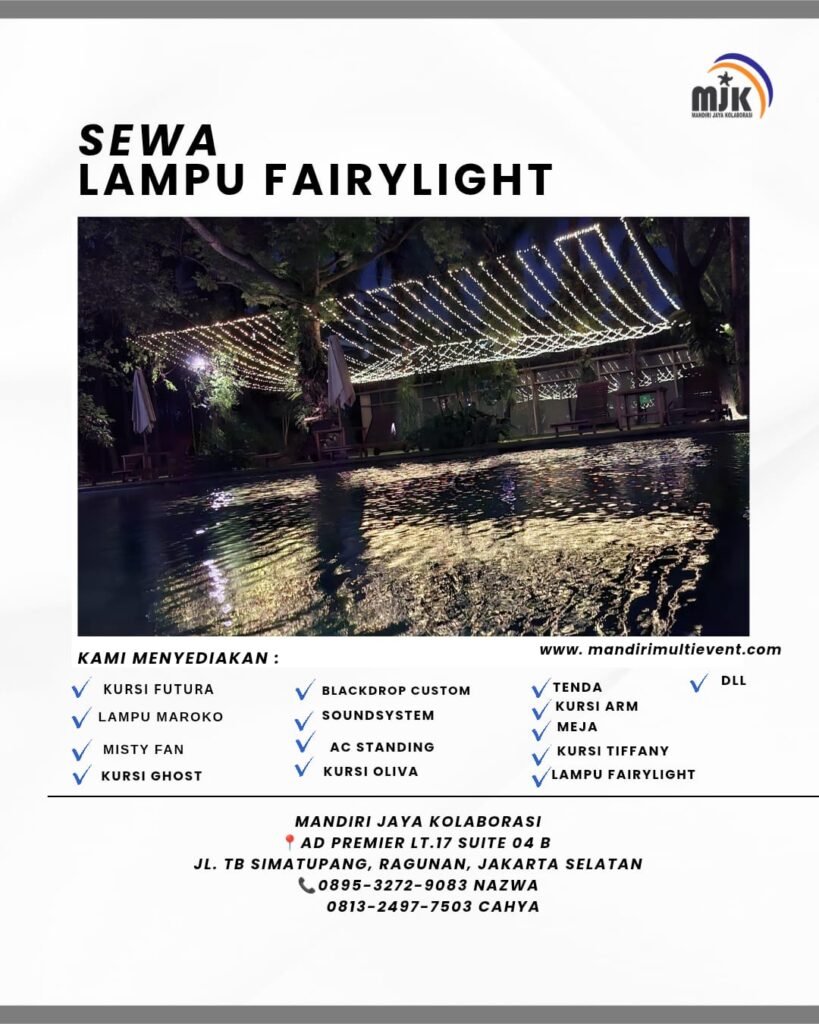 SEWA LAMPU FAIRYLIGHT JAKARTA TIMUR