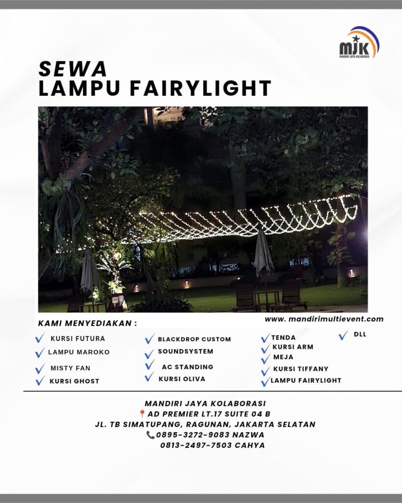 SEWA LAMPU FAIRYLIGHT JAKARTA TIMUR