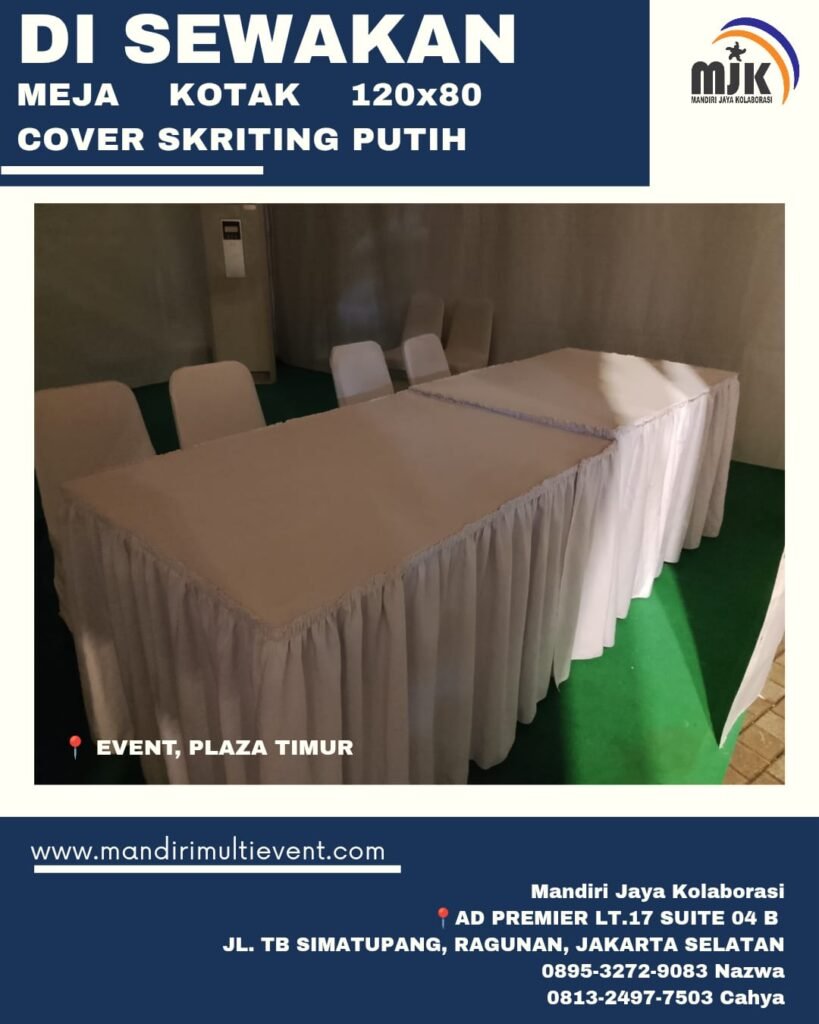 SEWA MEJA KOTAK AREA JABODETABEK