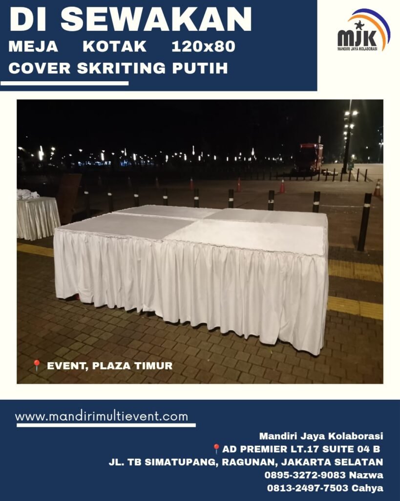 SEWA MEJA KOTAK AREA JABODETABEK