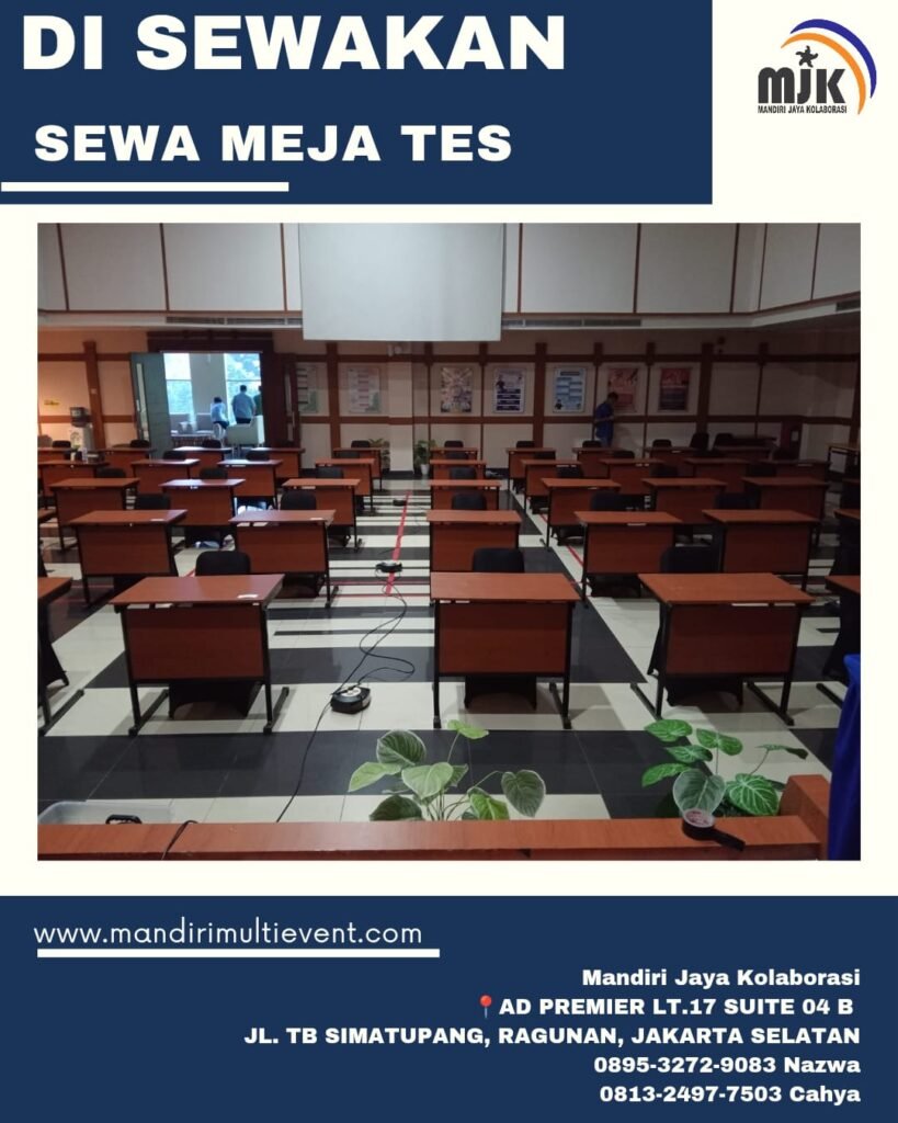 SEWA MEJA TES JAKARTA SELATAN
