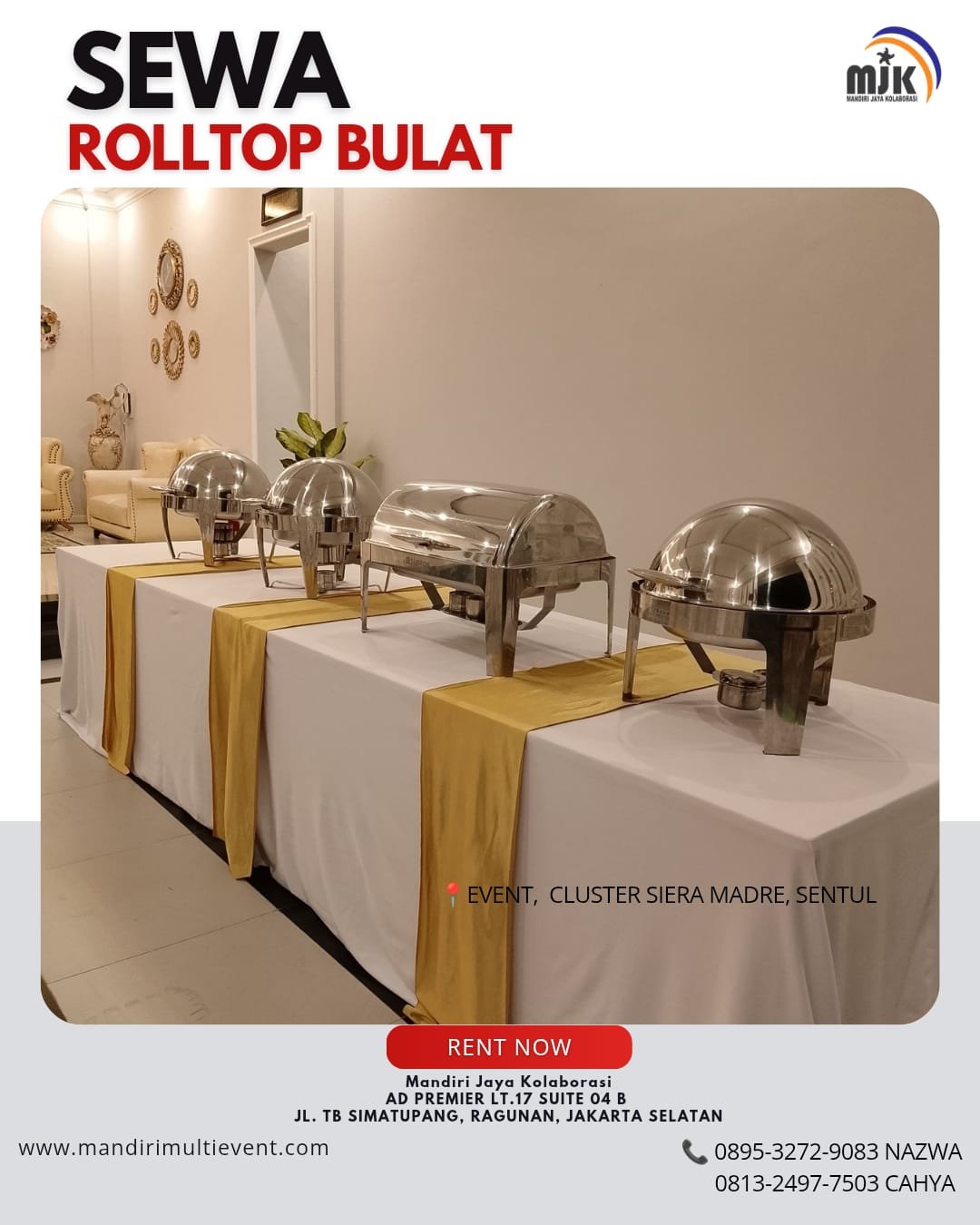 SEWA ROLLTOP BULAT JAKARTA TIMUR