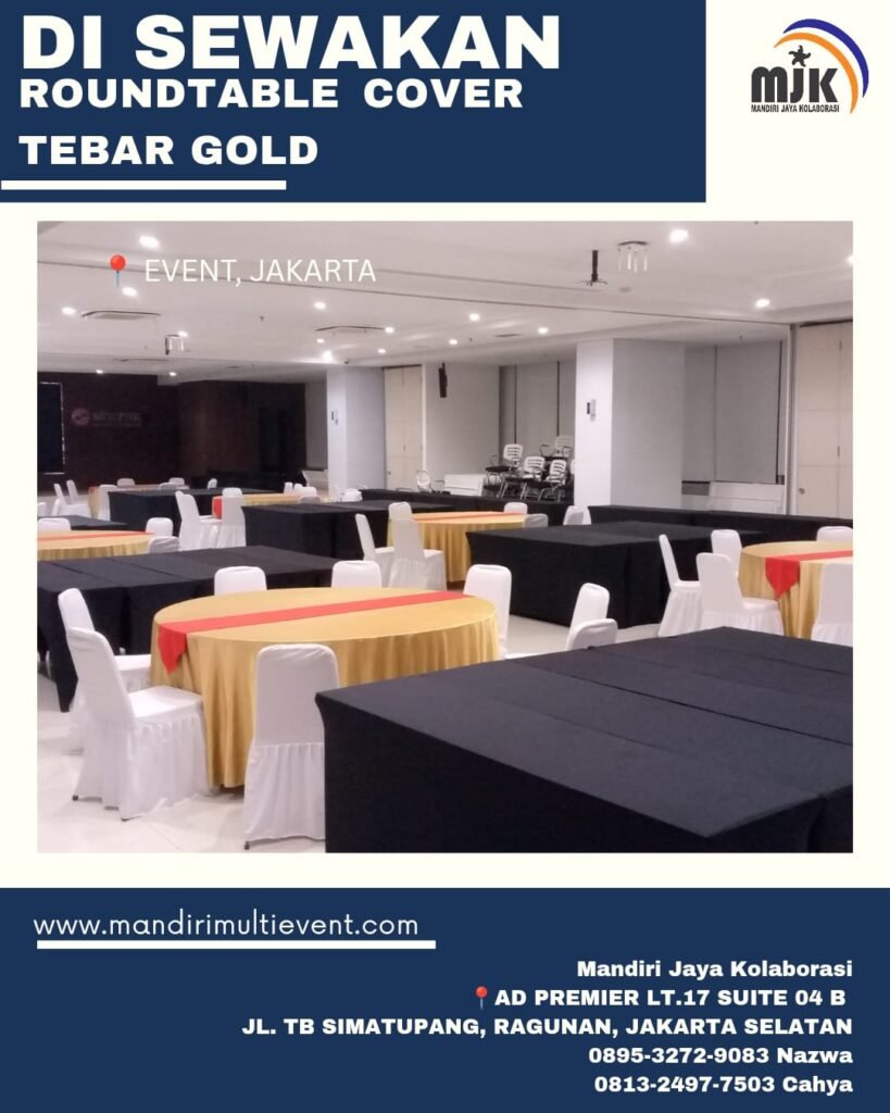 SEWA ROUNDTABLE COVER TEBAR JAKARTA 