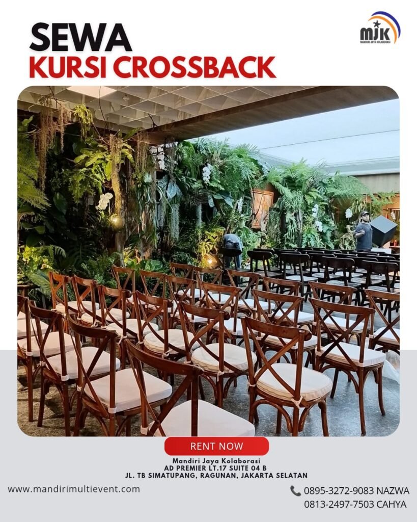 SEWA KURSI CROSSBACK AREA JABODETABEK