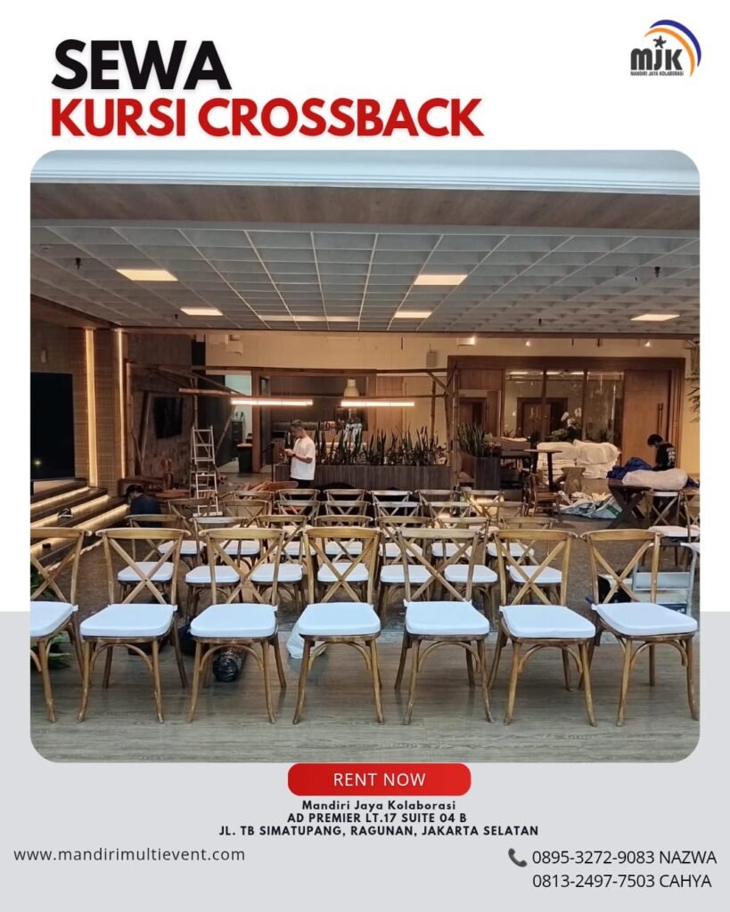 SEWA KURSI CROSSBACK AREA JABODETABEK