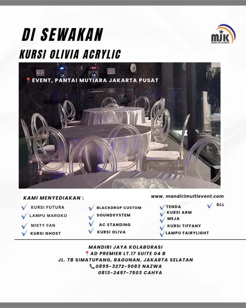 SEWA KURSI OLIVIA JABODETABEK