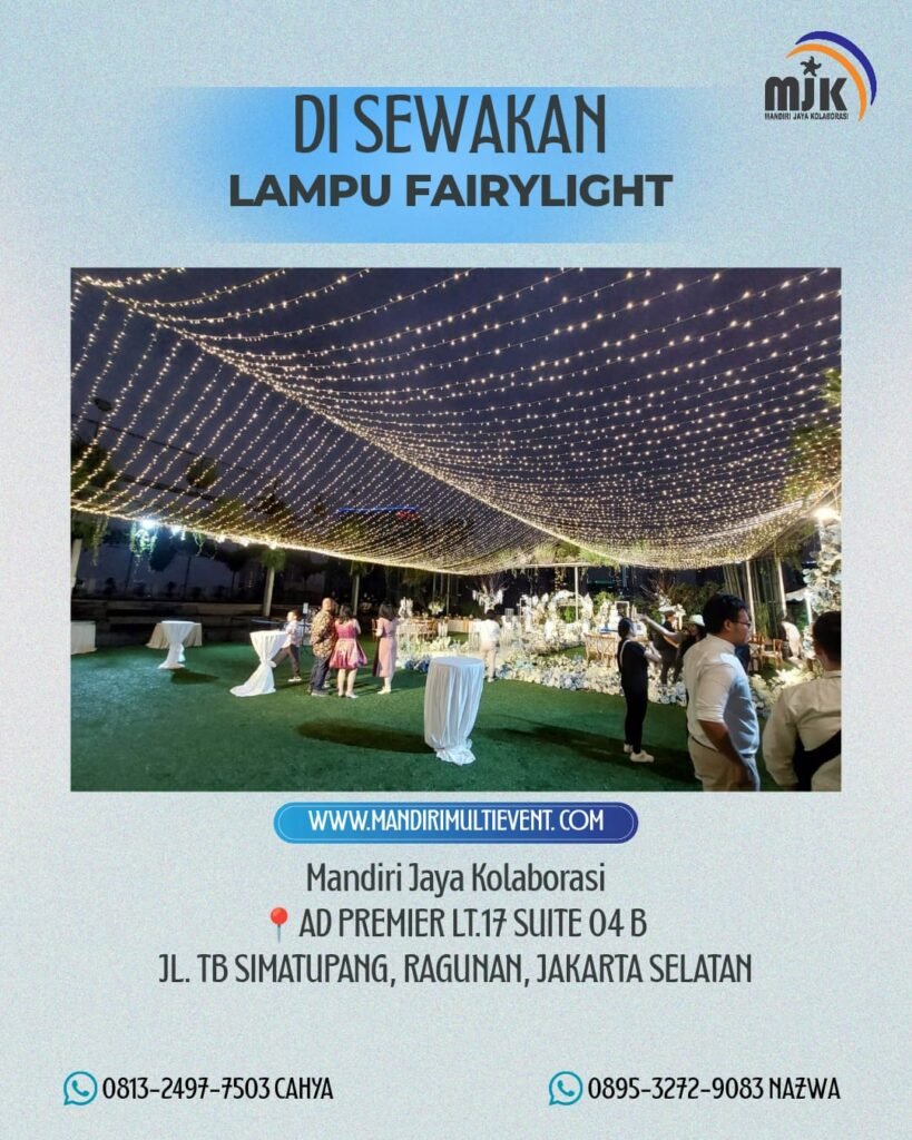 SEWA LAMPU FAIRYLIGHT JAKARTA TIMUR