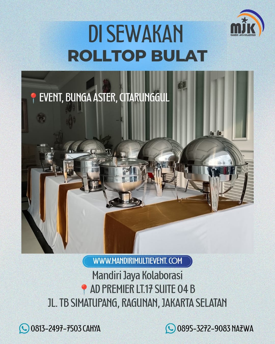SEWA ROLLTOP BULAT JAKATA SELATAN