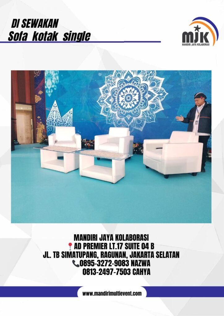 SEWA SOFA KOTAK SINGGLE JAKARTA SELATAN
