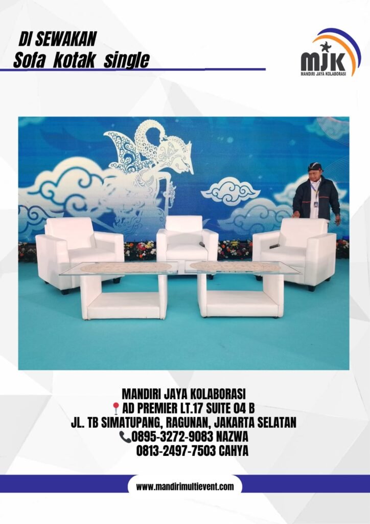 SEWA SOFA KOTAK SINGGLE JAKARTA SELATAN
