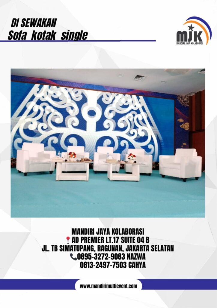 SEWA SOFA KOTAK SINGGLE JAKARTA SELATAN