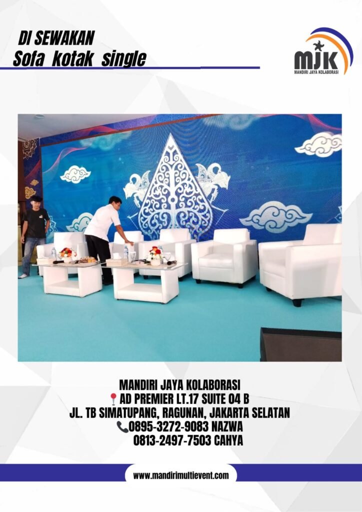 SEWA SOFA KOTAK SINGGLE JAKARTA SELATAN