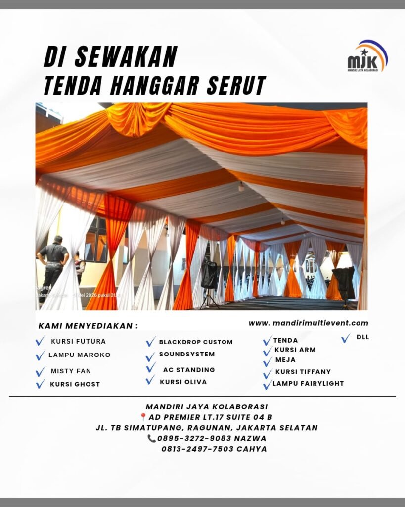SEWA TENDA HANGGAR SERUT JAKARTA UTARA