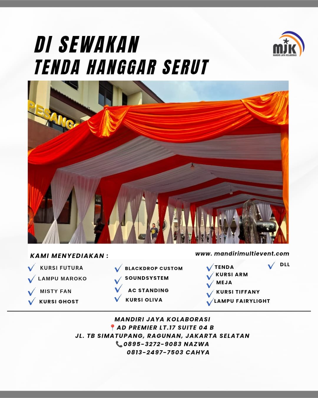 SEWA TENDA HANGGAR SERUT JAKARTA UTARA