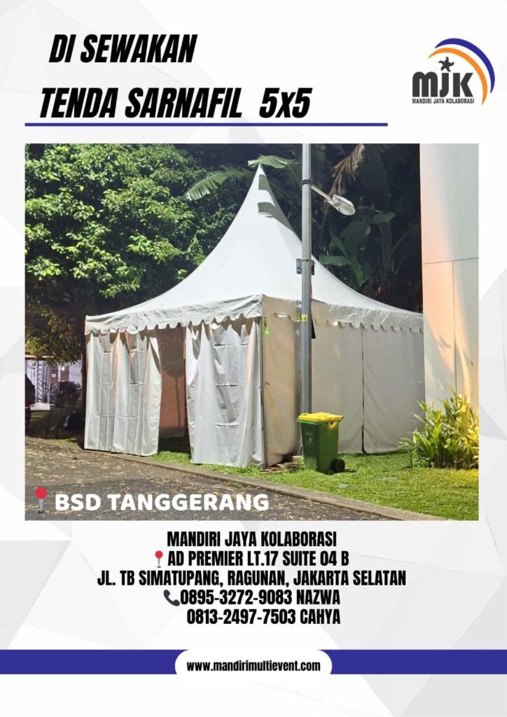 SEWA TENDA SARNAFIL JAKARTA PUSAT