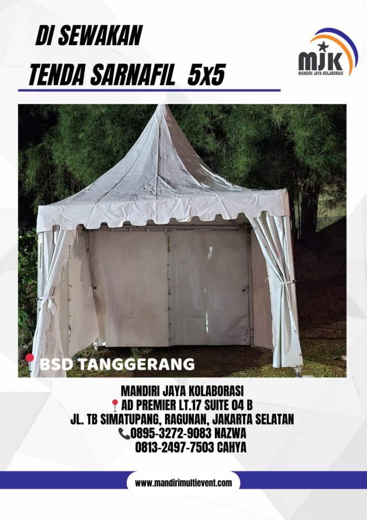 SEWA TENDA SARNAFIL JAKARTA PUSAT
