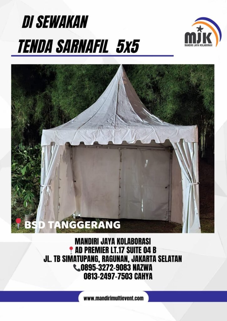 SEWA TENDA SARNAFIL JAKARTA PUSAT