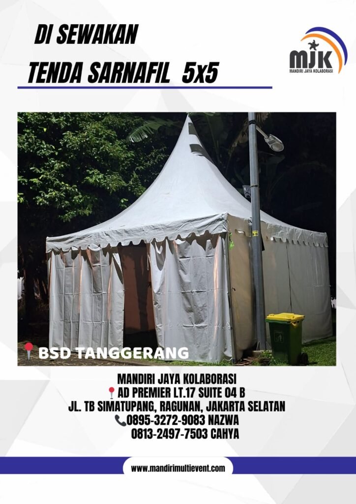 SEWA TENDA SARNAFIL JAKARTA PUSAT