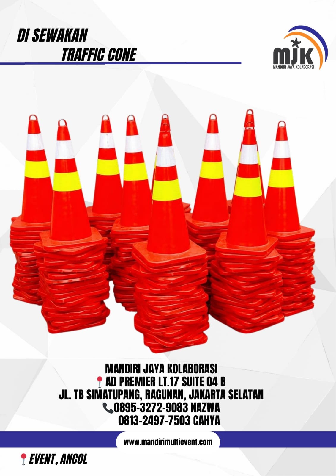PUSAT SEWA TRAFFIC CONE JAKARTA BARAT