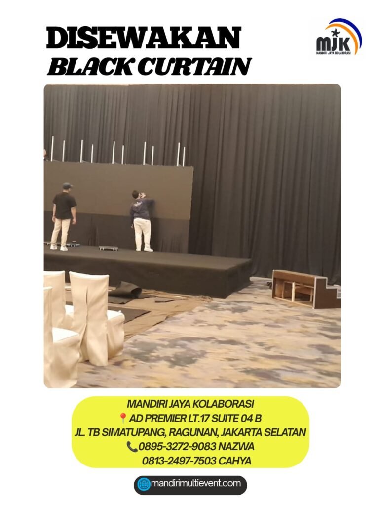 SEWA BLACK CURTAIN JAKARTA UTARA